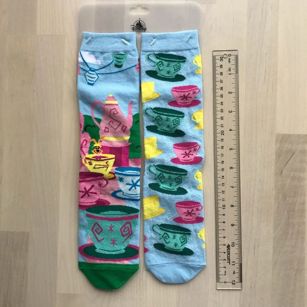 Disney Parks Alice in Wonderland Teacups Socks